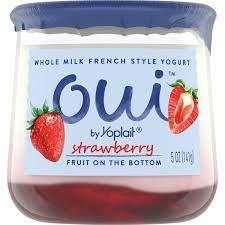 Yoplait Oui French Style Yogurt Strawberry - 5 oz
