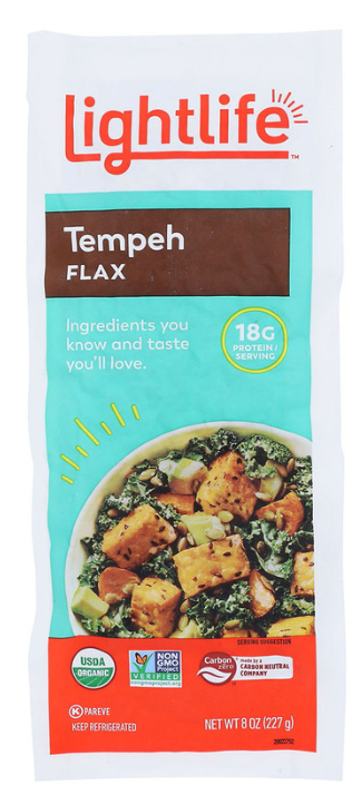 Lightlife Tempeh Flax - 8 oz