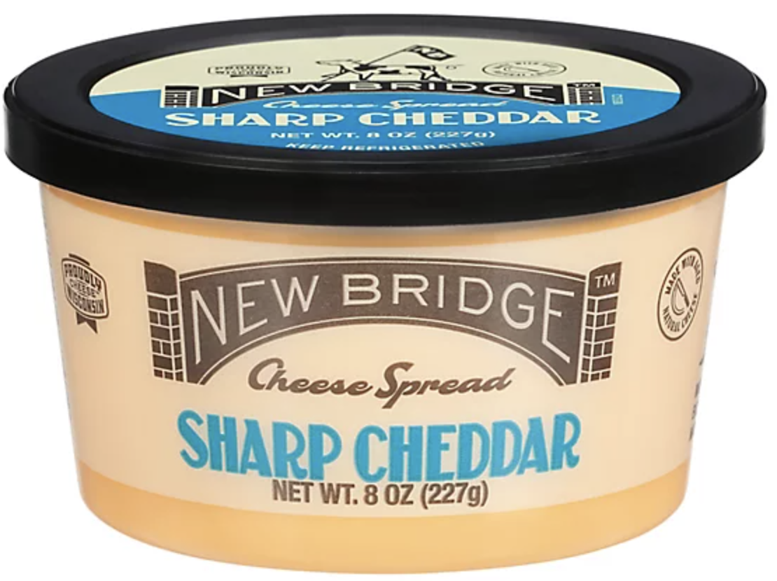New Bridge Sharp Cheddar Cheese Spread - 8 oz