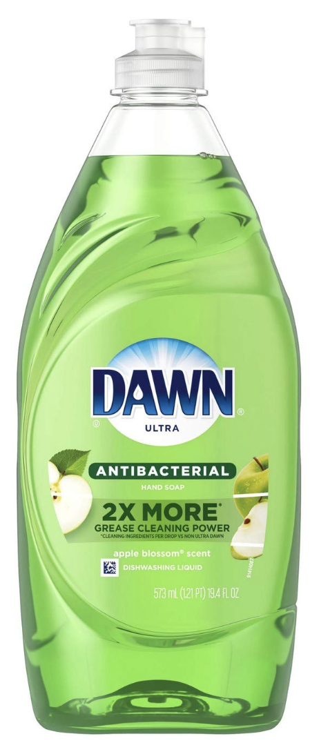 Dawn Ultra Antibacterial Dishwashing Liquid Dish Soap Apple Blossom - 19.4 Fl Oz