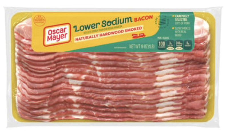 Oscar Mayer Lower Sodium Bacon - 16 oz