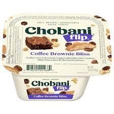 Chobani Flip All Natural Coffee Brownie Bliss Greek Yogurt - 4.5 Oz