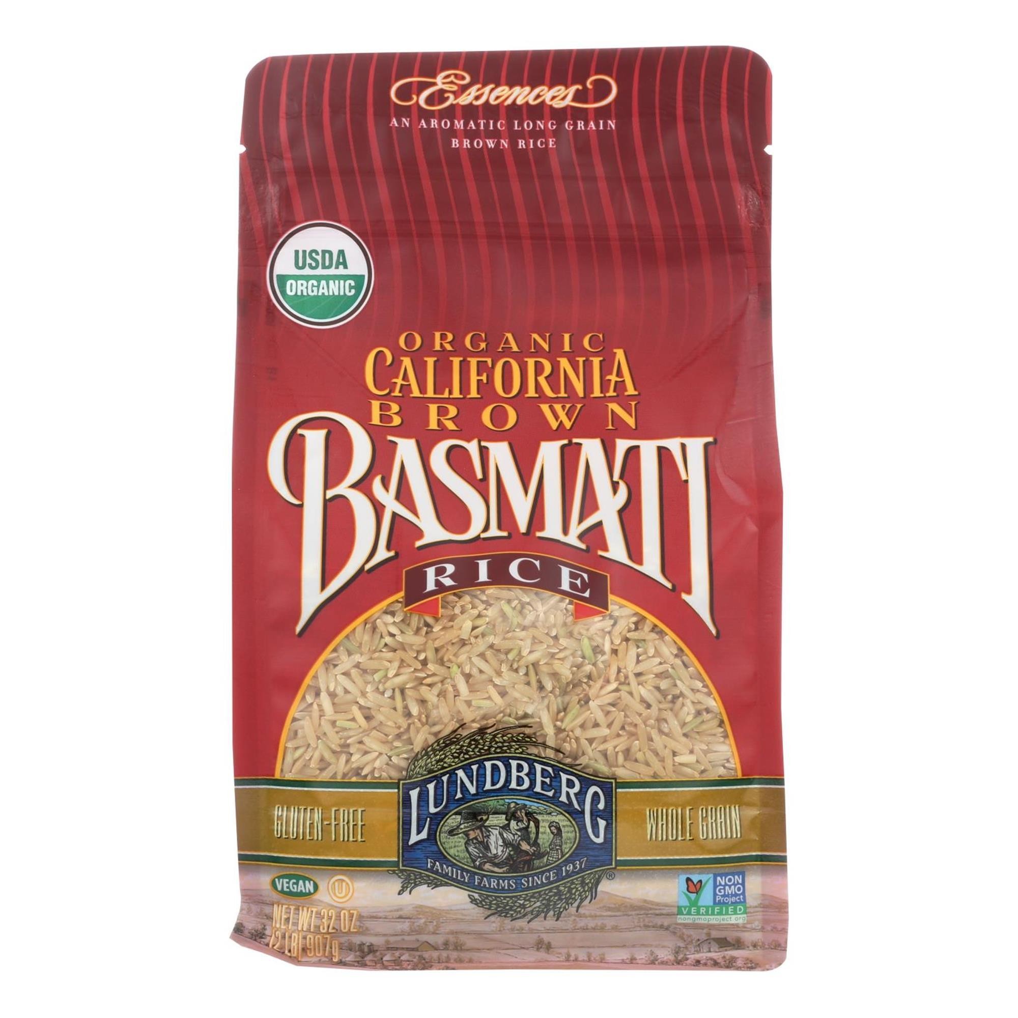 Lundberg Organic California Brown Basmati Rice - 32 Oz