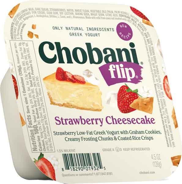 Chobani Flip Strawberry Cheesecake Greek Yogurt - 4.5 Oz