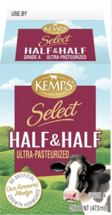 Kemps Select Half & Half - 16 fl oz