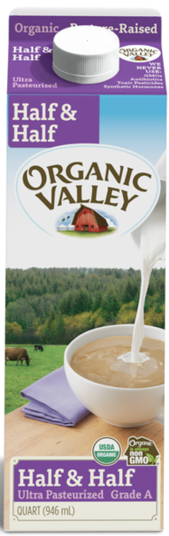 Organic Valley Half  & Half - 32 fl oz