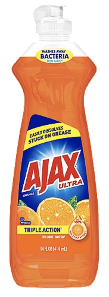 Ajax Ultra Super Degreaser Orange Dish Liquid Soap - 14 Fl Oz