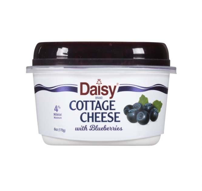 Daisy Cottage Cheese with Blueberries Kosher - 6 Oz