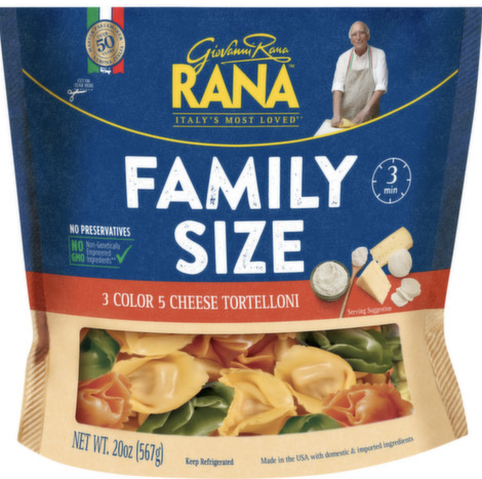 Rana Family Size 3 Color 5 Cheese Tortelloni - 20 oz