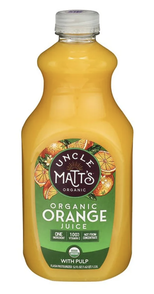 Uncle Matt's Organic Orange Juice with Pulp - 52 Fl Oz