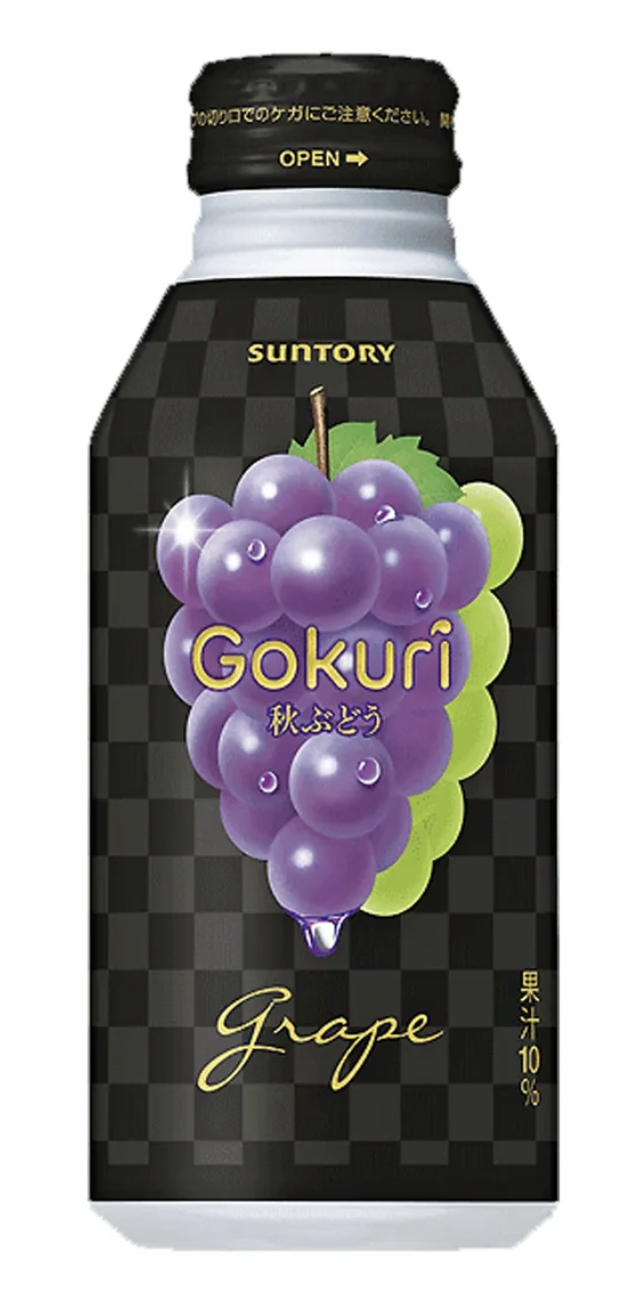 Suntory Gokuri Grape Soft Drink - 14 Oz