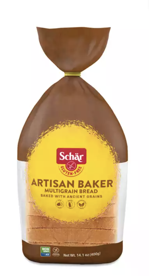 Schar Gluten Free Artisan Baker Multigrain Bread Loaf  - 14.1 Oz