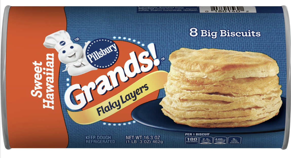 Pillsbury Grands! Flaky Layers Sweet Hawaiian Biscuits - 16.3 oz