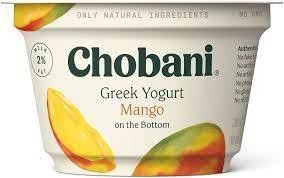 Chobani All Natural Greek Yogurt Mango Gluten Free - 5.3 Oz