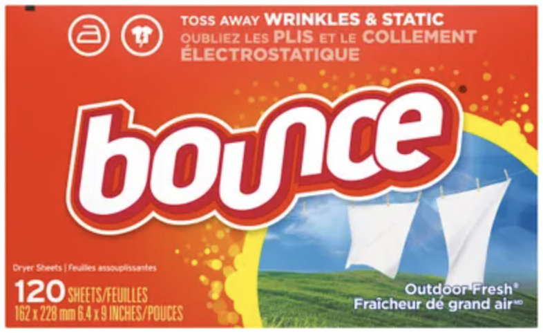 Bounce Fabric Softener Dryer Sheets Outdoor Fresh Scent - 120 Count