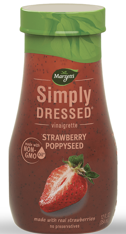 Marzetti Simple Dressed Refrigerated Salad Dressing, Strawberry Poppyseed - 12 Fl Oz