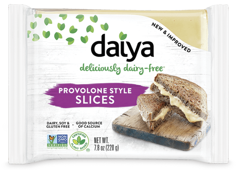 Daiya Plant-Based Dairy-Free Provolone Style Slices - 7.8 Oz