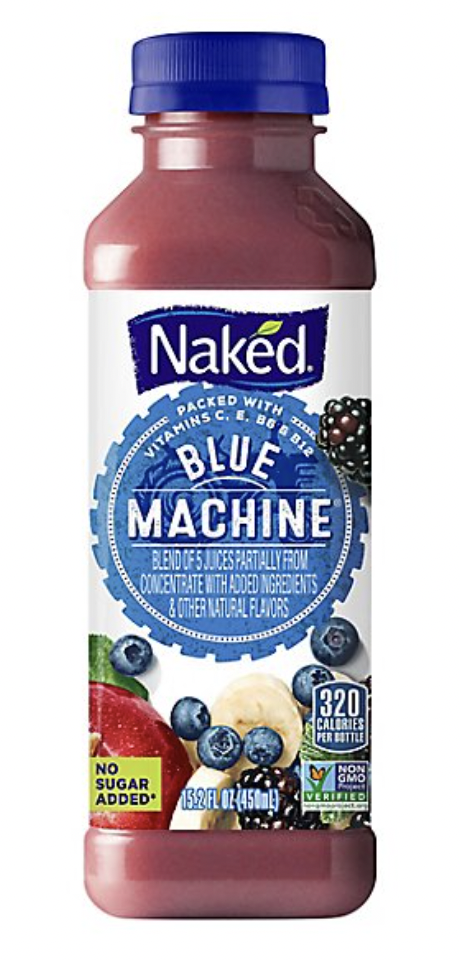 Naked Blue Machine Juice Gluten Free Vegan Kosher - 15.2 Fl Oz