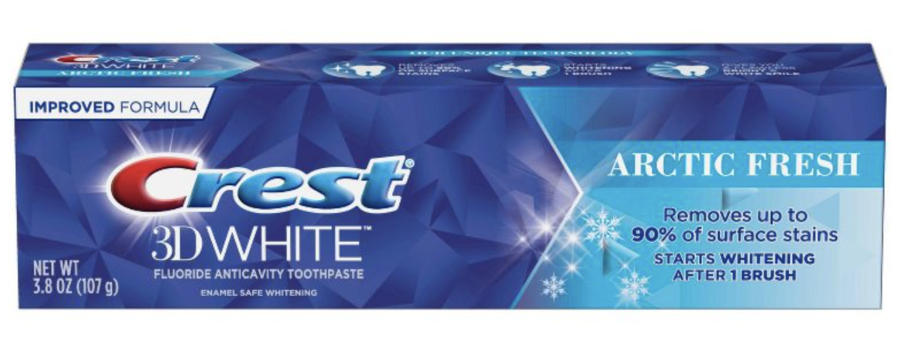 Crest 3D White Advanced Arctic Fresh Teeth Whitening Toothpaste - 3.8 Oz