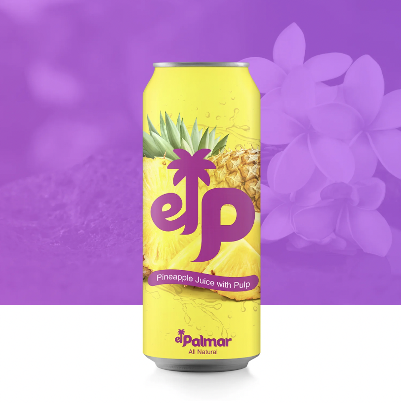 El Palmar All Natural Pineapple Juice with Pulp - 16.9 Fl Oz
