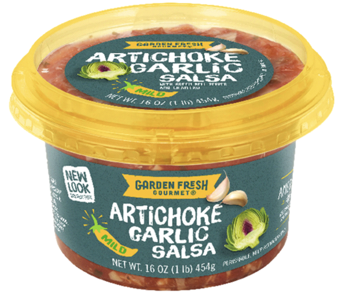 Garden Fresh Gourmet Artichoke Garlic Salsa - 16 Oz