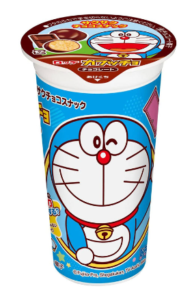Lotte Cappuccino Doraemon Chocolate Biscuit - 37 g