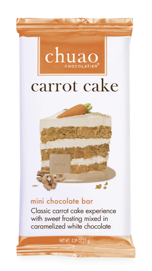 Chuao Mini Chocolate Bar Carrot Cake - .39 oz