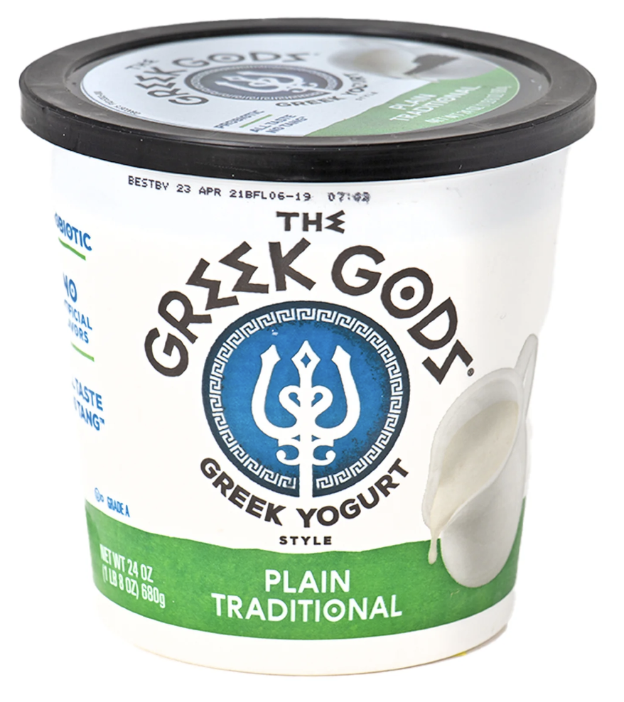 The Greek Gods Greek Yogurt, Plain Traditional - 24 Oz