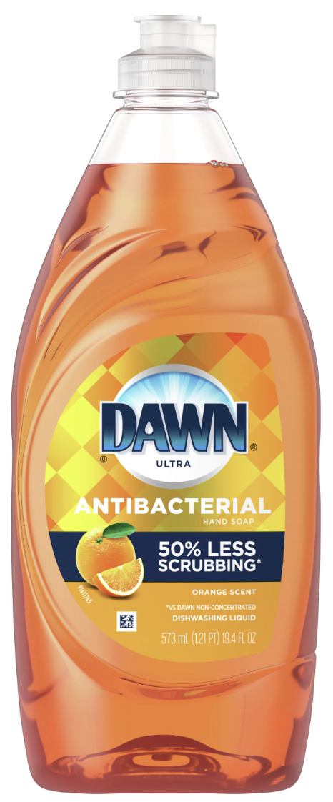 Dawn Ultra Antibacterial Dishwashing Liquid Dish Soap Orange Scent - 19.4 Fl Oz