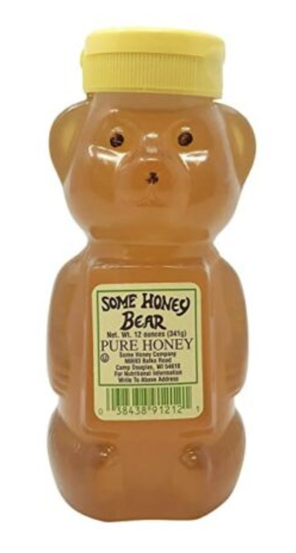 Some Honey Bear Pure Honey - 12 Oz
