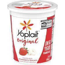 Yoplait Original Strawberry Banana Yogurt - 32 oz