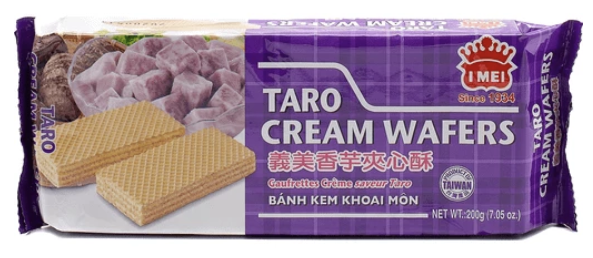 I Mei Taro Cream Wafers - 7.05 Oz