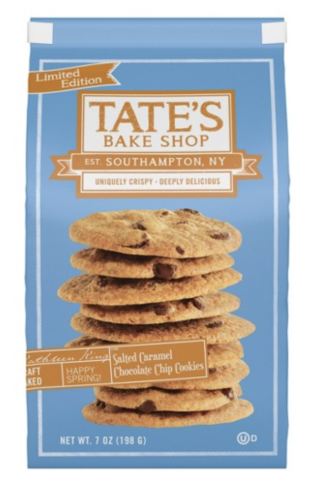 Tate's Bake Shop Salted Caramel Chocolate Chip Cookies Limited Edition- 7 Oz