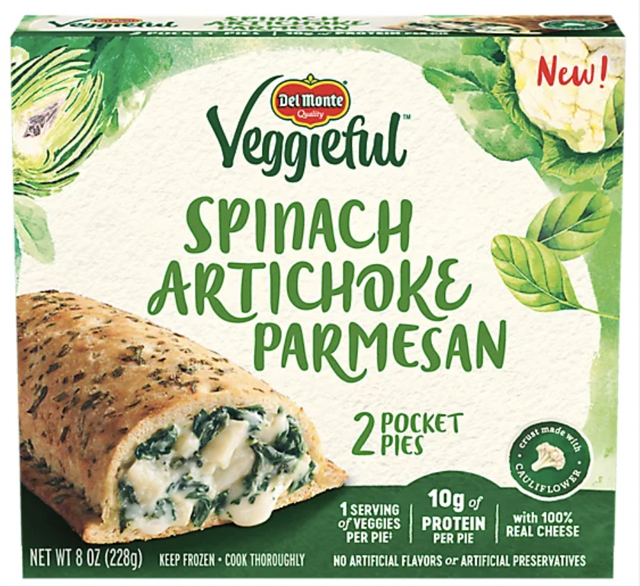 Del Monte Spinach Artichoke Parmesan Vegetarian 2ct - 8 oz