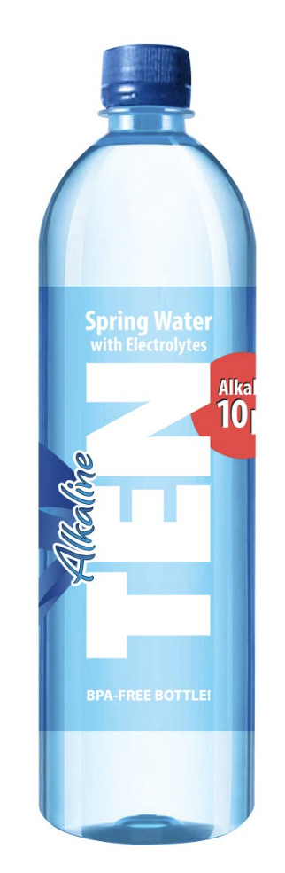 TEN Alkaline Spring Water Bottle - 33.8 Fl Oz