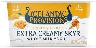Icelandic Provisions, Honey & Apricot Extra Creamy Skyr - 4.4 Oz