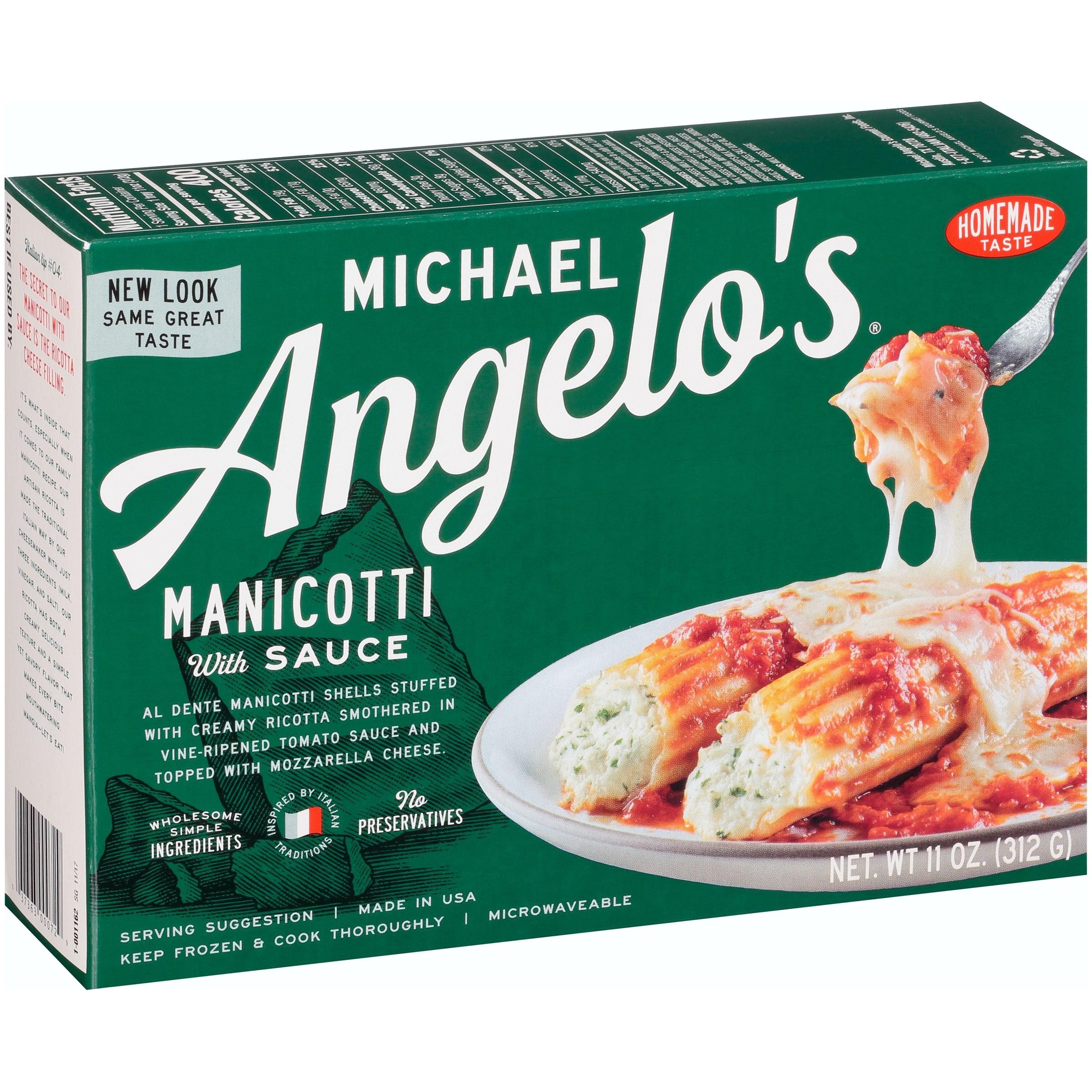Michael Angelo's Manicotti with Sauce - 11 Oz