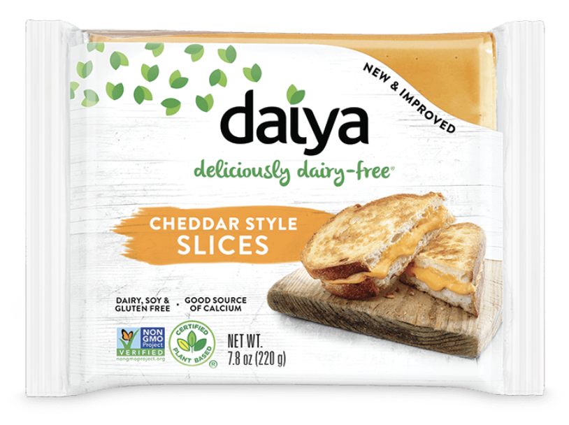 Daiya Plant-Based Dairy-Free Cheddar Style Slices - 7.8 Oz