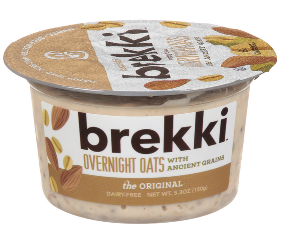 Brekki Ready to Eat Overnight Oats with Ancient Grains, The Original - 5.3 Oz
