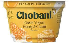 Chobani Greek Yogurt Whole Milk Honey & Cream Blended - 5.3 Oz
