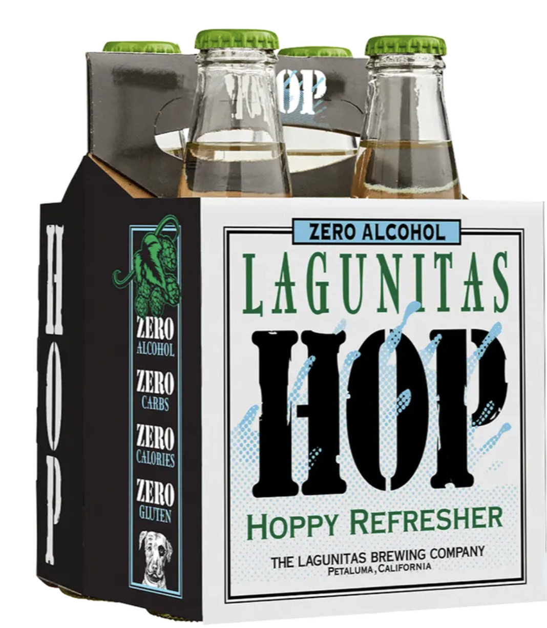 Lagunitas Brewing Co. Non-Alcoholic Hoppy Refresher 4 pk - 12 oz Glass Bottle