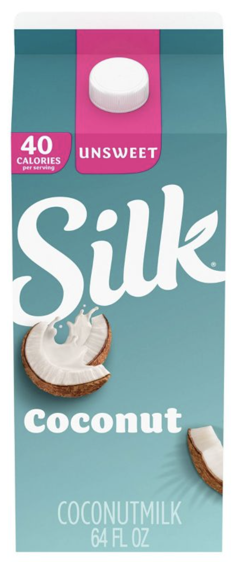Silk Coconut Milk, Unsweetened - 64 fl oz