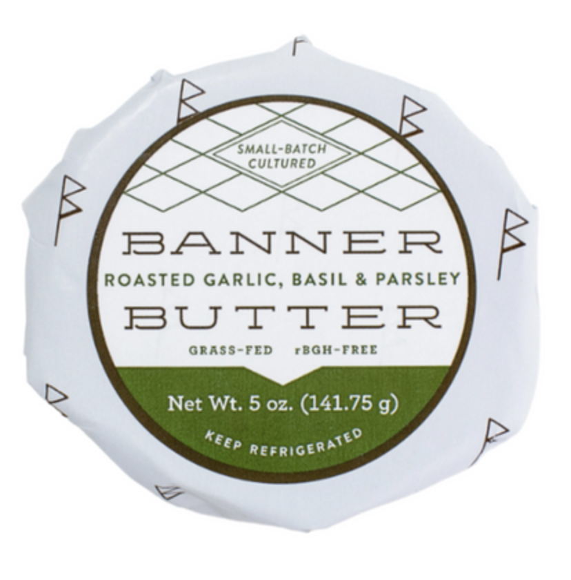 Banner Roasted Garlic Basil & Parsley Butter - 5 oz