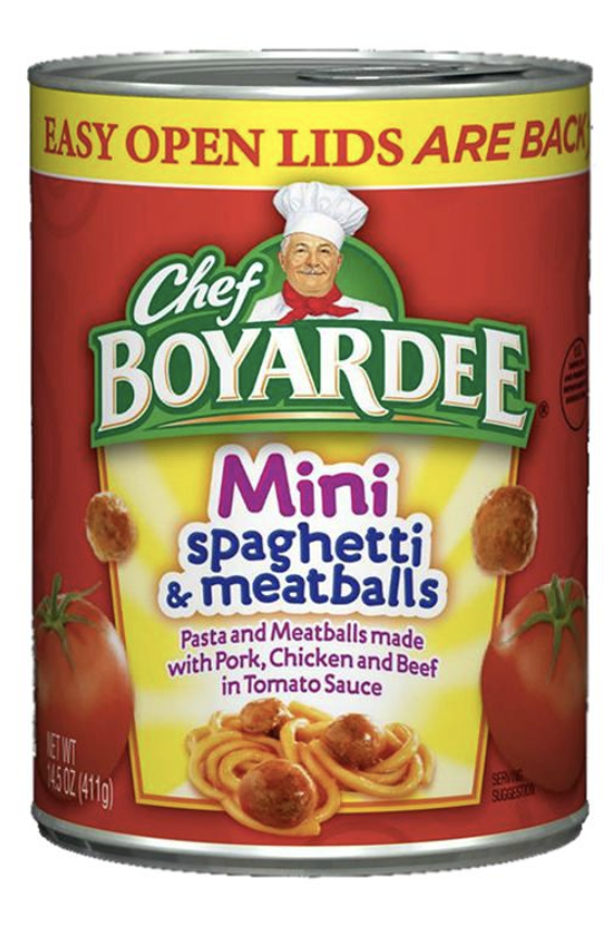 Chef Boyardee Mini Spaghetti & Meatballs - 14.5 Oz