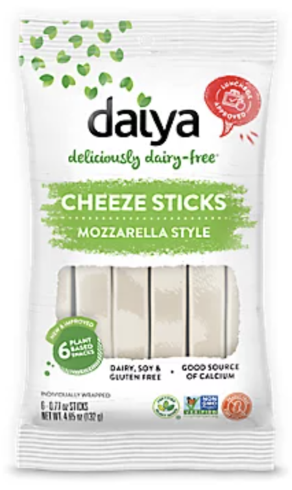 Daiya Plant-Based Dairy-Free Mozzarella Style Cheeze Sticks 0.77 Oz - 6 Packs