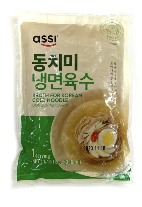 Assi Broth For Korean Cold Noodle Dongchimi Flavor - 11.15 fl oz