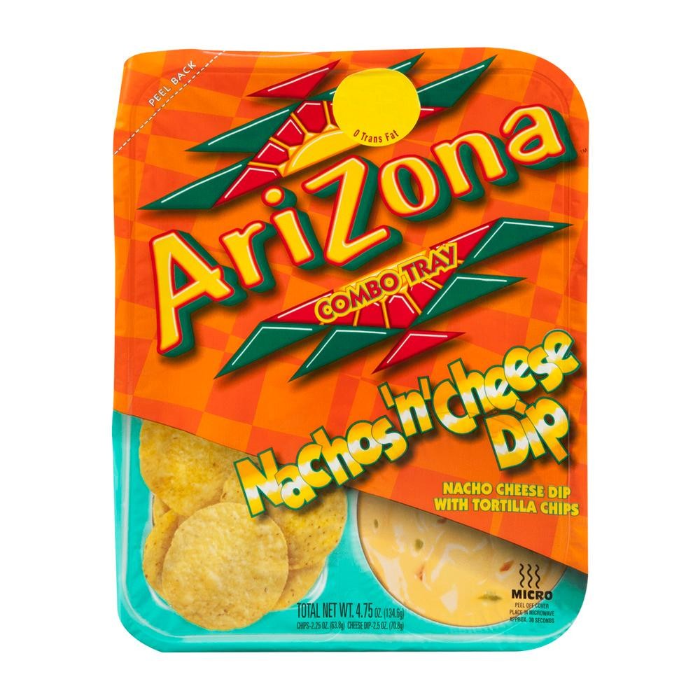 Arizona Combo Tray Nacho N Cheese Dip 4.75 Oz.