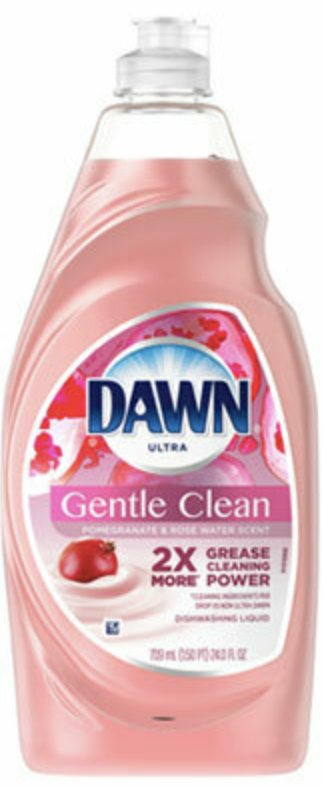 Dawn Ultra Gentle Clean Dishwashing Liquid Pomegranate & Rose Water Scent - 16.2 Fl Oz