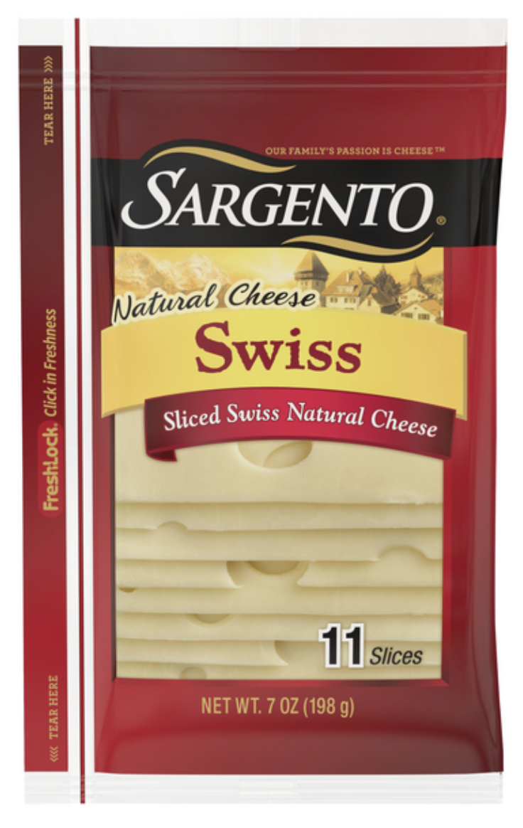 Sargento Swiss Cheese Slices 11 CT - 7 oz