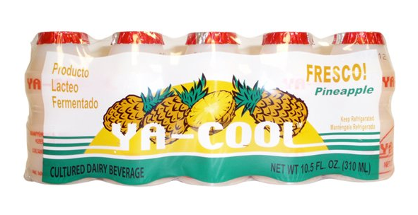 Ya-Cool Pineapple Cultured Dairy Beverage - 10.5 Oz